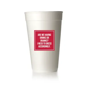 Drinks or Dranks Cups