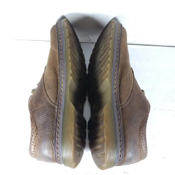 Dr Martens Men’s Nevin US12 Brown Leather Lace up Split Toe Oxford Shoes