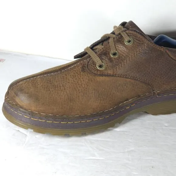 Dr Martens Men’s Nevin US12 Brown Leather Lace up Split Toe Oxford Shoes