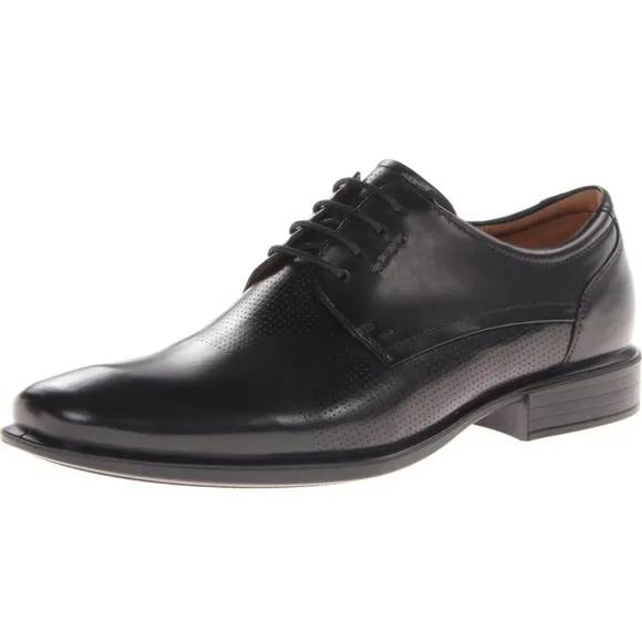 ECCO Men’s Black Dress Oxford Shoes EU 42