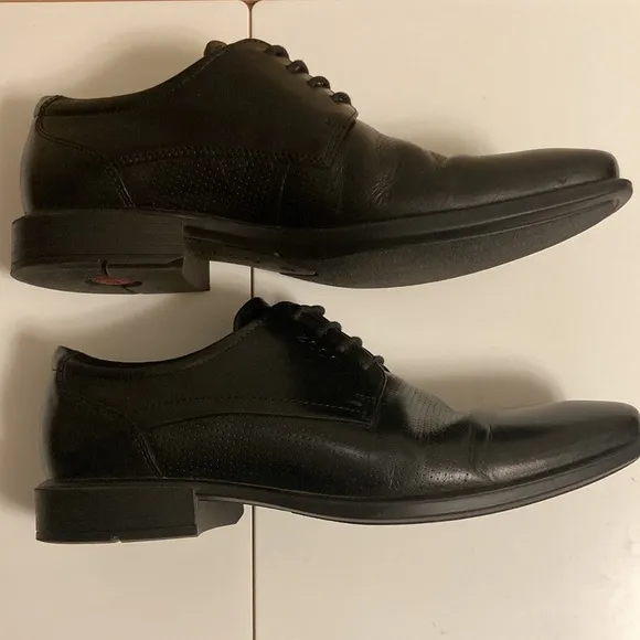 ECCO Men’s Black Dress Oxford Shoes EU 42