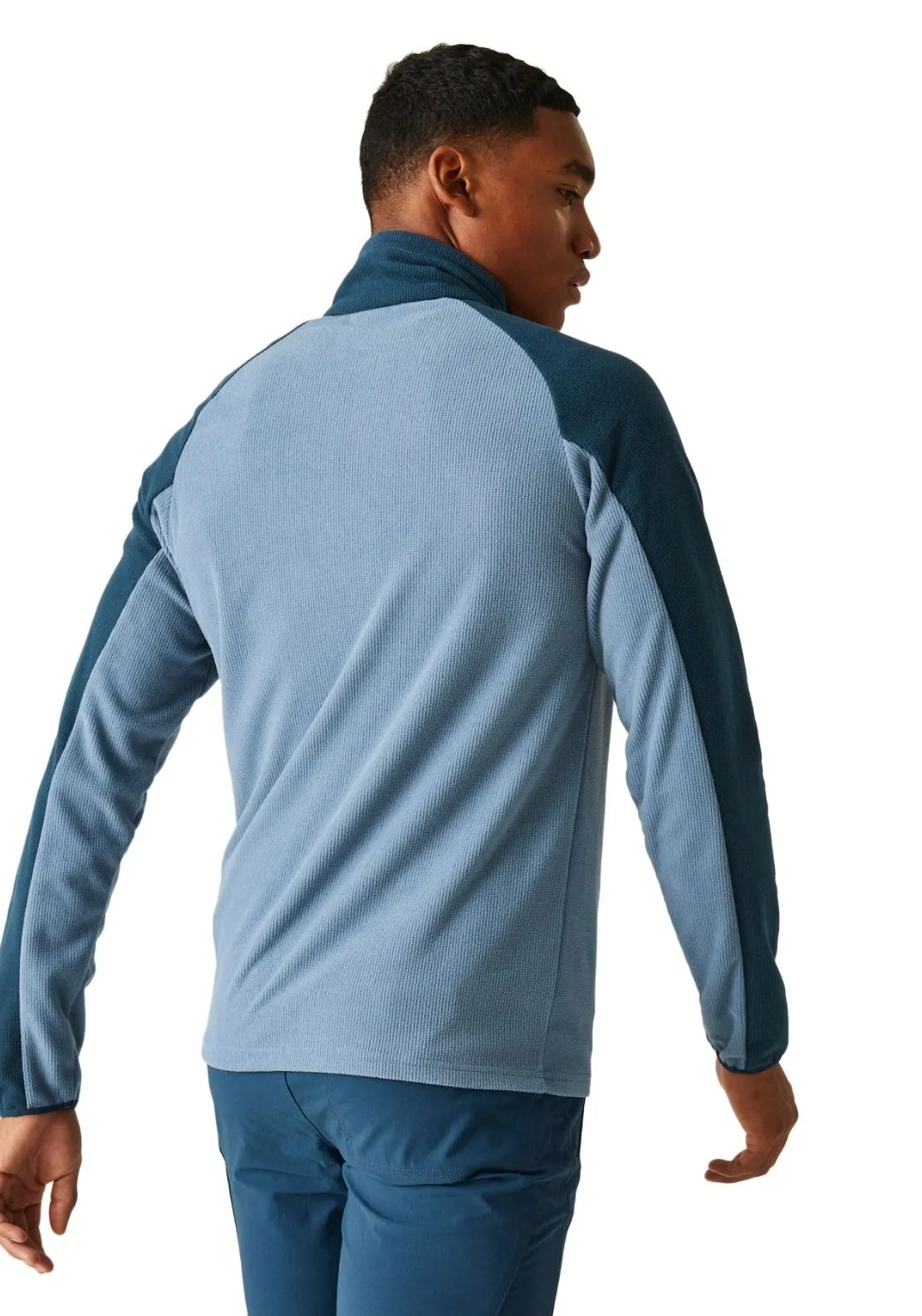 Elson Ii 1/4 Zip Fleece - Coronet Blue/moonlight Denim