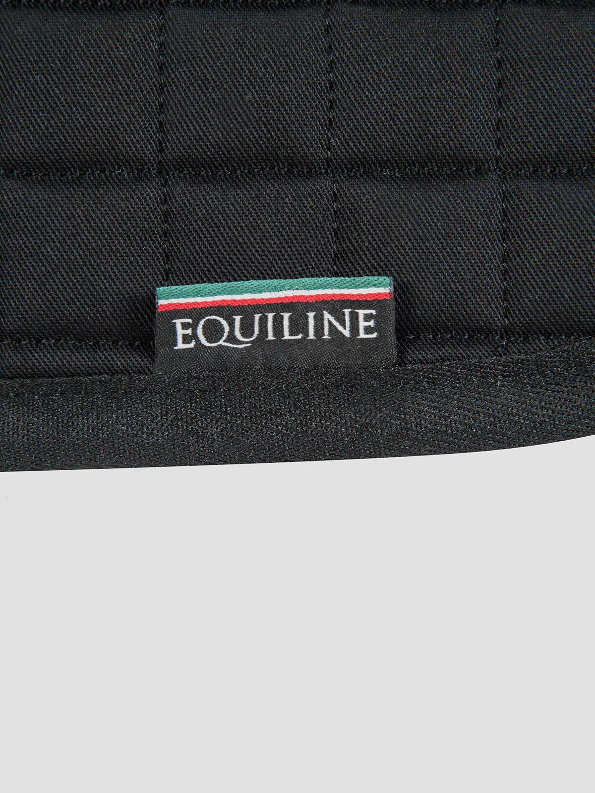 Equiline Quadro Plain Saddle Blanket  - white Jumping Full