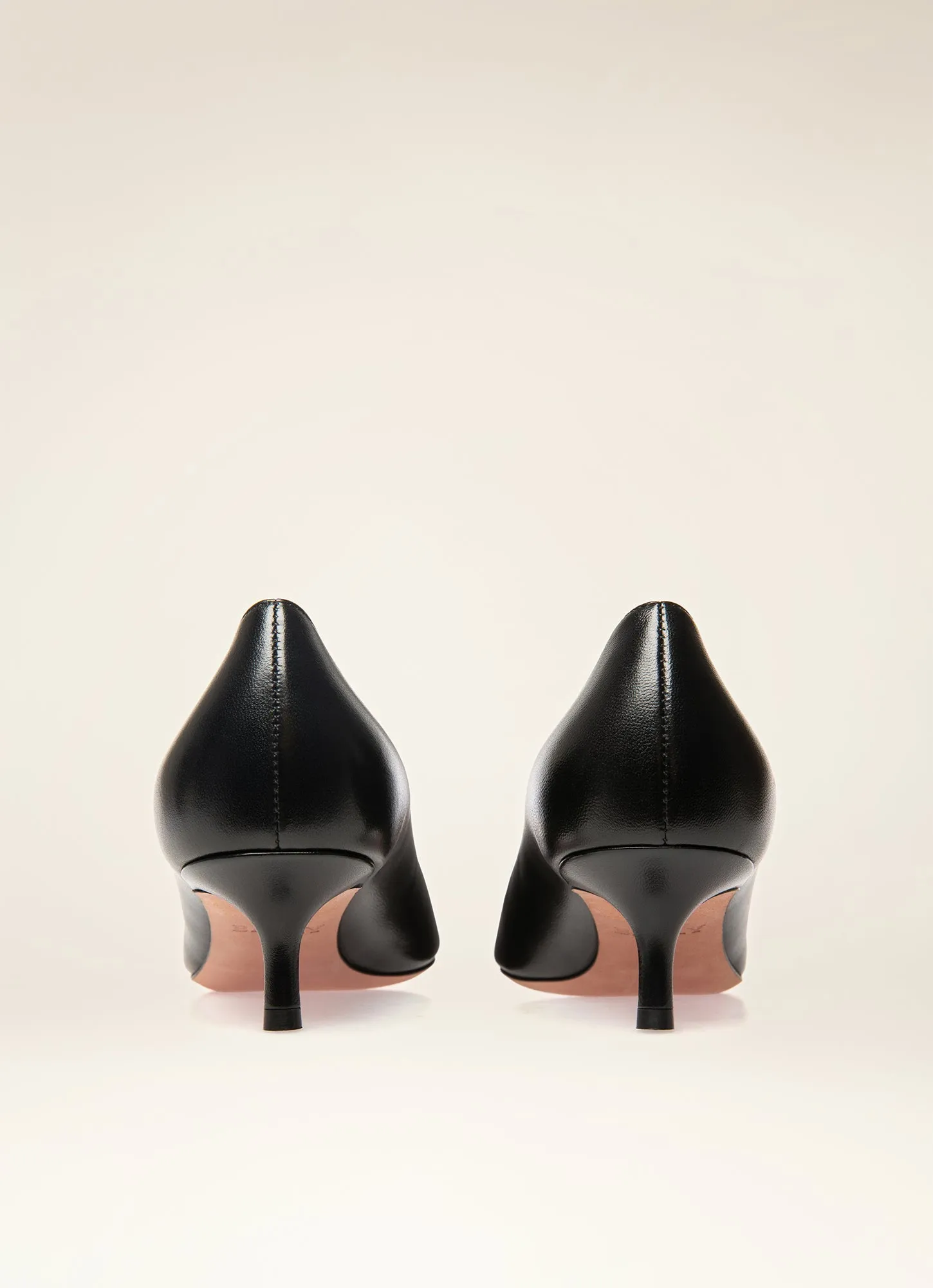 Evanca 45 in Black - Leather Pump Shoes