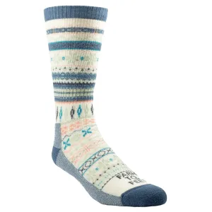 Farm to Feet Womens Hamilton Fair Isle Crew Socks