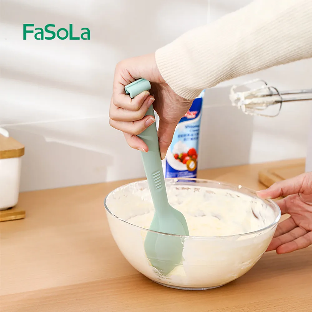 FaSoLa 3-in-1 Multi-Purpose Food Tongs - Olive Green