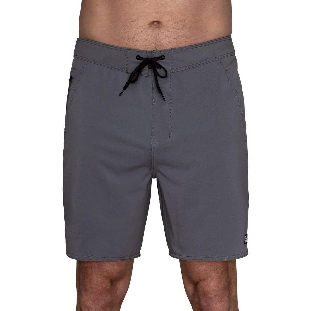 FLORENCE MARINE X STANDARD ISSUE BOARDSHORT CHARCOAL
