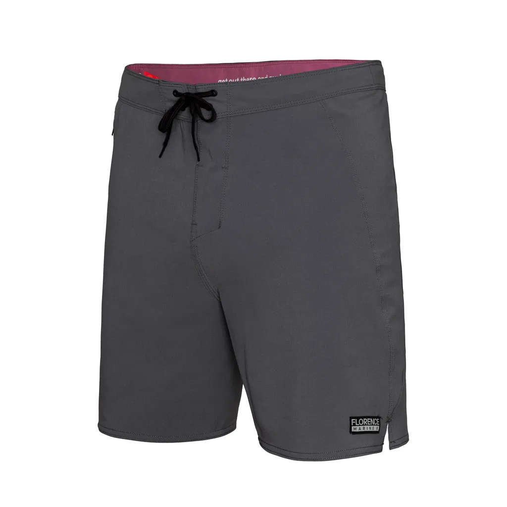 FLORENCE MARINE X STANDARD ISSUE BOARDSHORT CHARCOAL