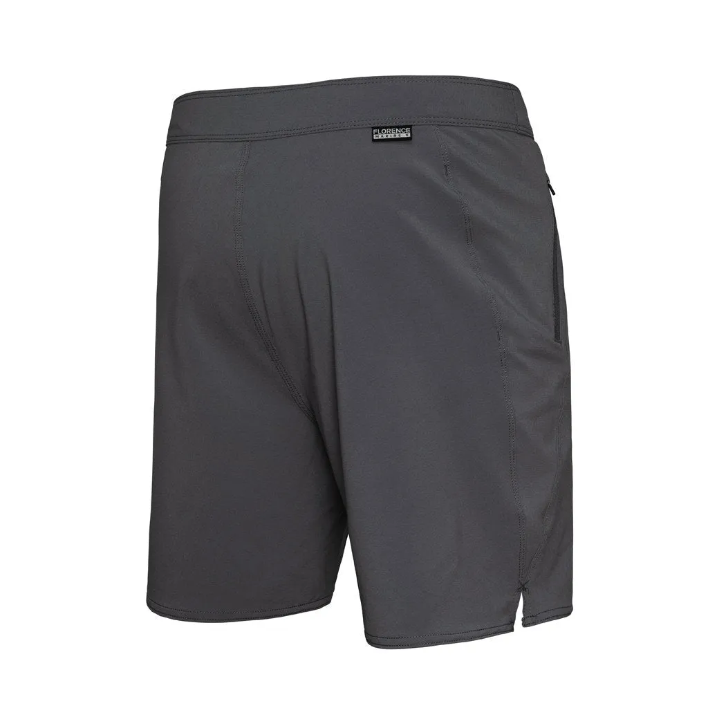 FLORENCE MARINE X STANDARD ISSUE BOARDSHORT CHARCOAL