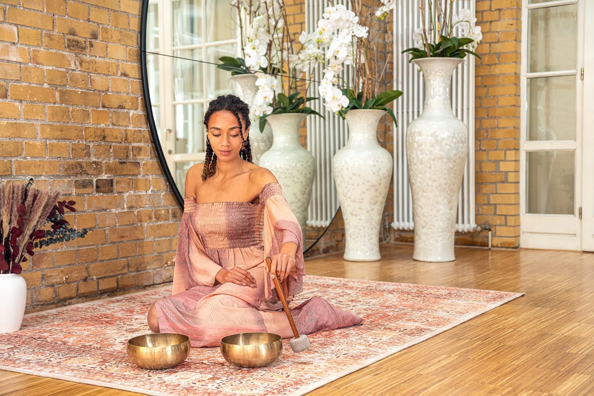 Flower Of Life Synthesis Singing Bowl 8" / 1000g