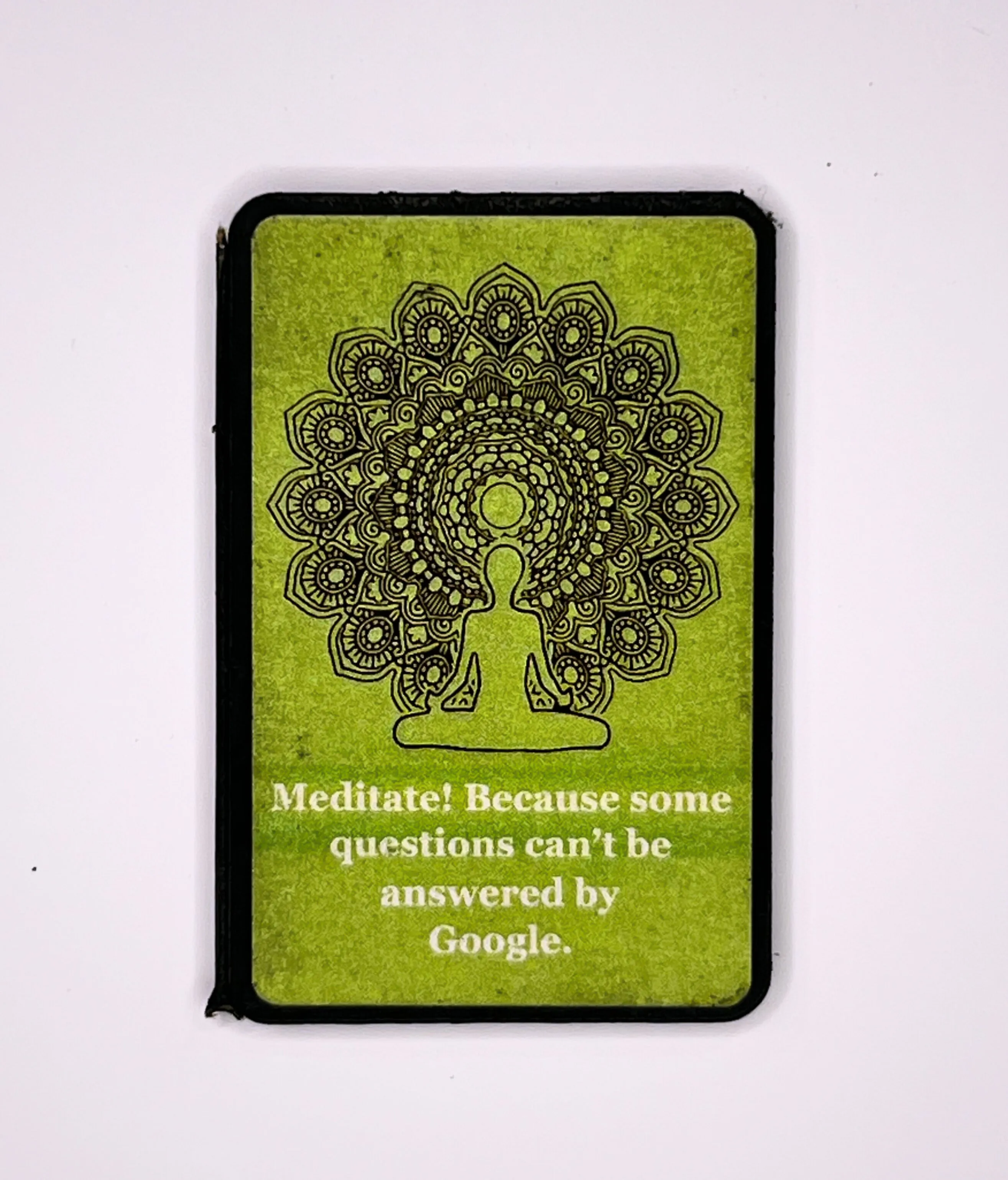 FRIDGE MAGNETS MDF WHITEBOARD MAGNETS YOGA FUNNY QUOTES - SET OF 6