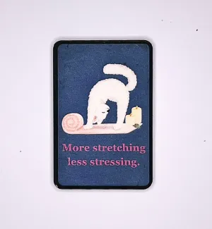 FRIDGE MAGNETS MDF WHITEBOARD MAGNETS YOGA FUNNY QUOTES - SET OF 6