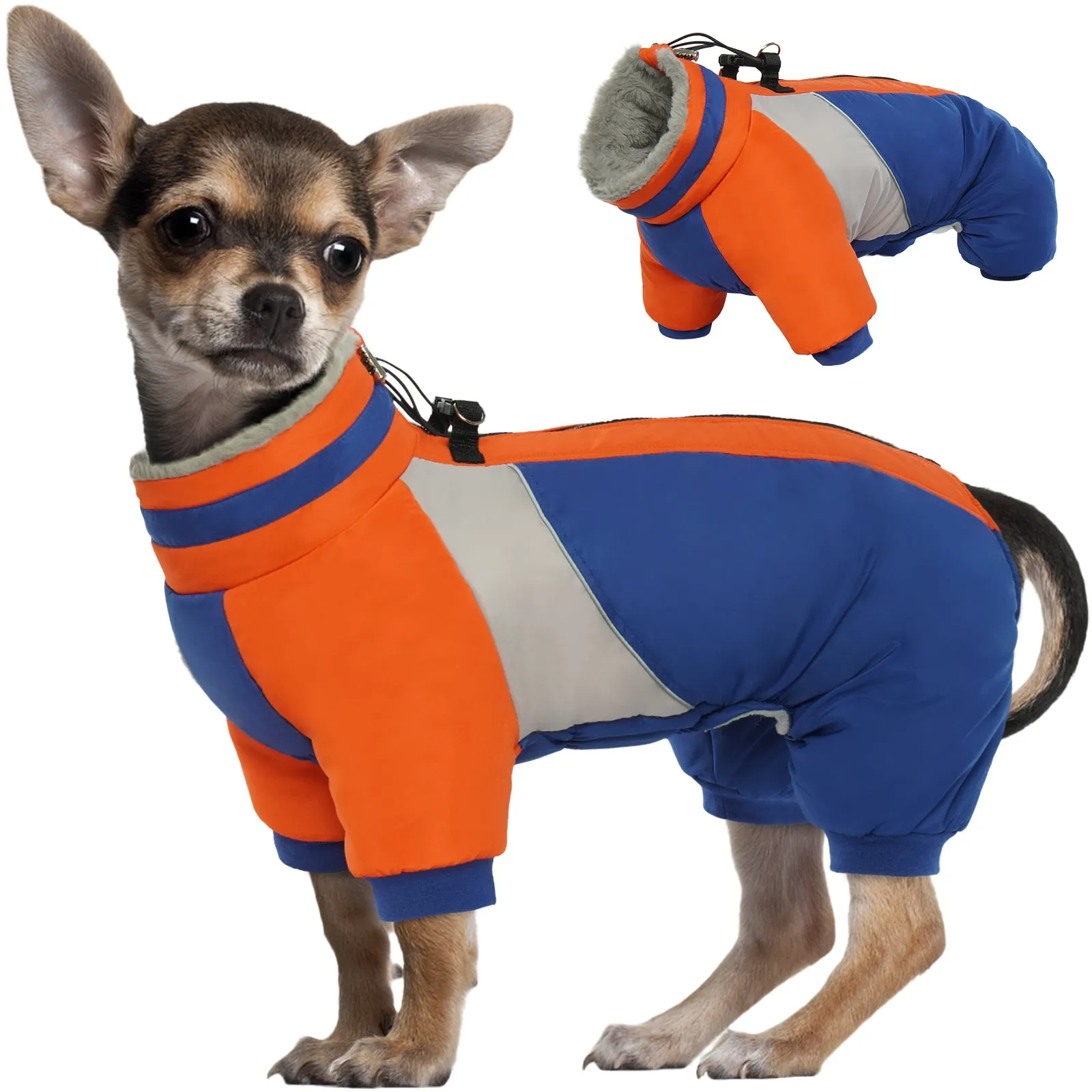 Fullbody Dog Coat Dog Jacket Four-Legged Dog Snowsuit