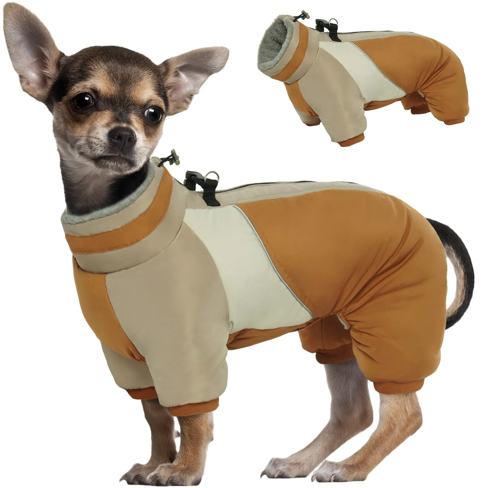 Fullbody Dog Coat Dog Jacket Four-Legged Dog Snowsuit