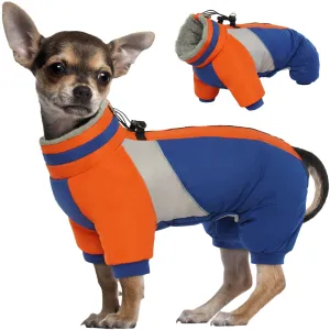Fullbody Dog Coat Dog Jacket Four-Legged Dog Snowsuit