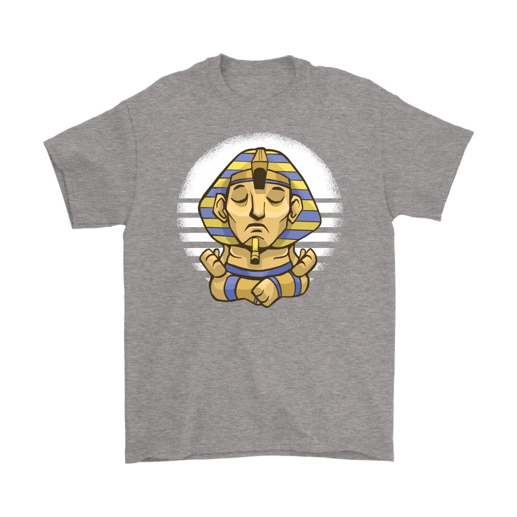 Funny Yoga T-shirt, Funny Yoga Gift, Funny Meditation Shirt, Sphynx in Yoga Pose T-shirt