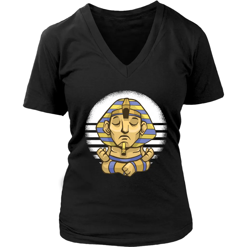 Funny Yoga T-shirt, Funny Yoga Gift, Funny Meditation Shirt, Sphynx in Yoga Pose T-shirt