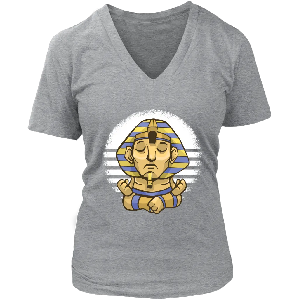 Funny Yoga T-shirt, Funny Yoga Gift, Funny Meditation Shirt, Sphynx in Yoga Pose T-shirt