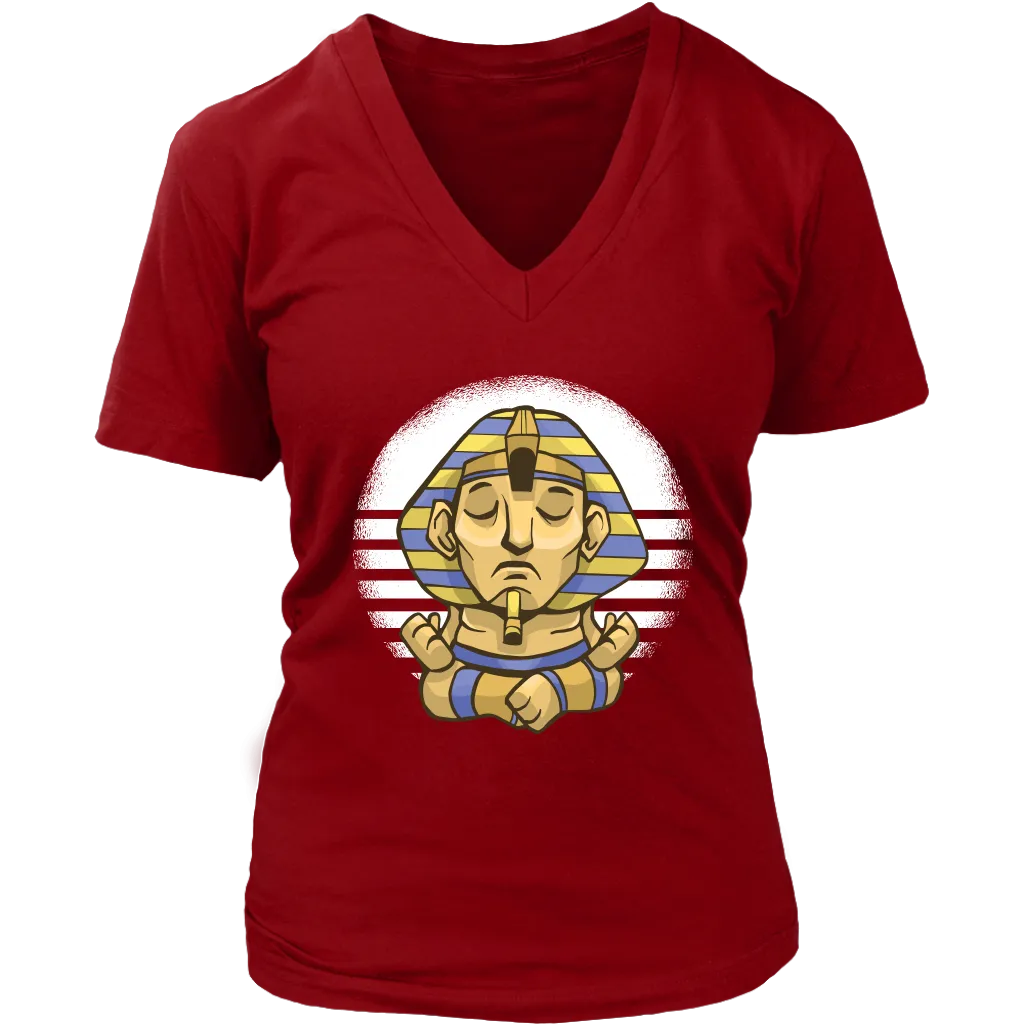 Funny Yoga T-shirt, Funny Yoga Gift, Funny Meditation Shirt, Sphynx in Yoga Pose T-shirt