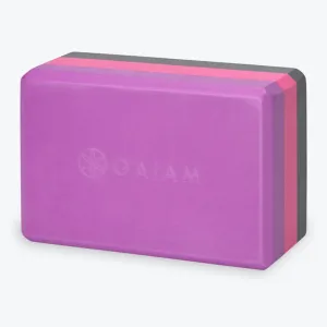 GAIAM TRI COLOUR YOGA BLOCK