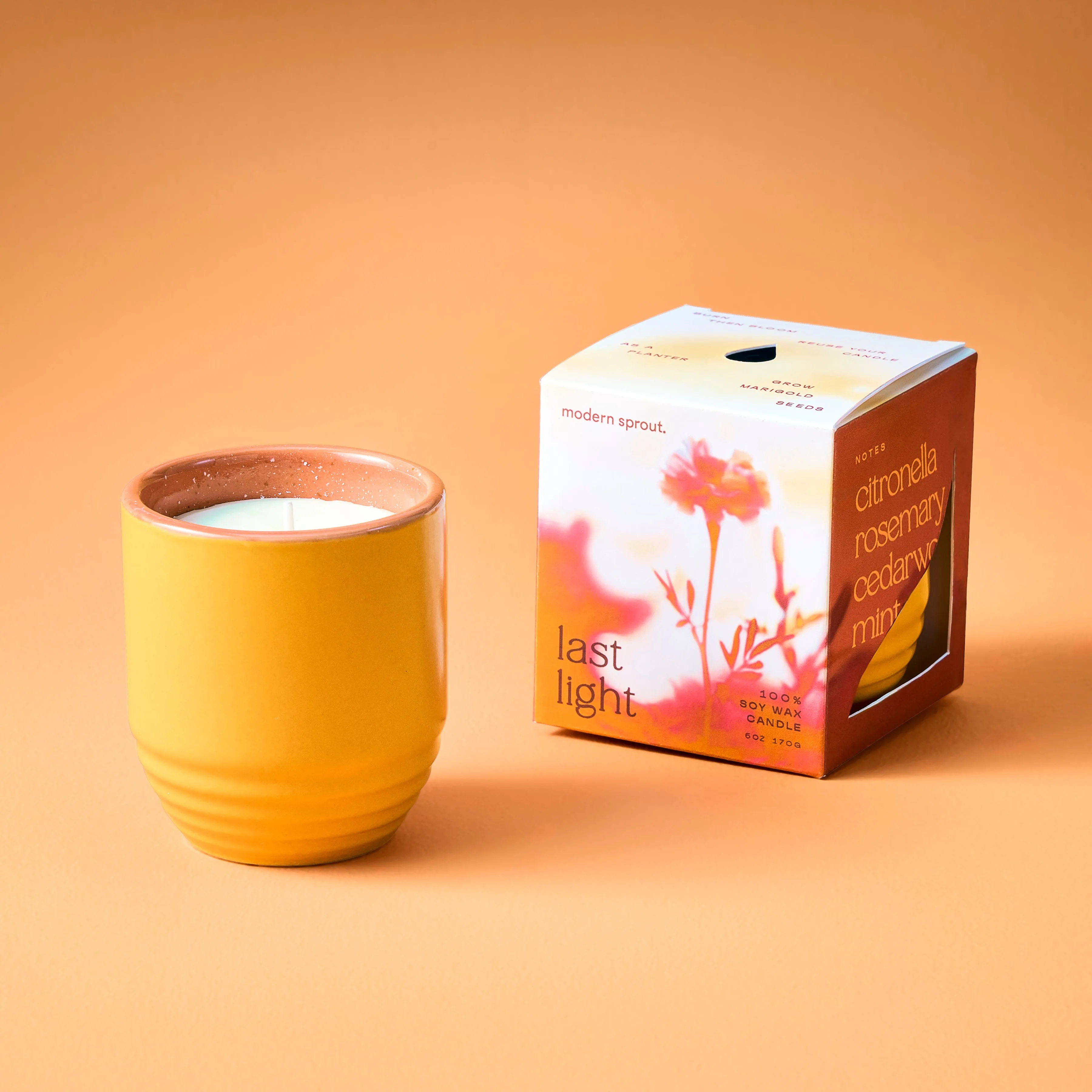 Garden Vibes Candle/Planter 2-in-1