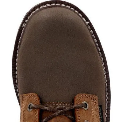 Georgia Men's Brute 8" Comp Toe Waterproof MG Work Boot- Brown- GB00643