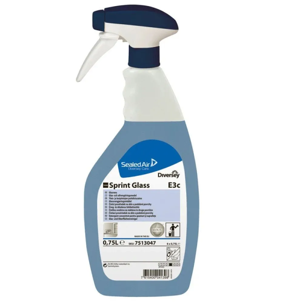 Glass and Multiple Surfaces Cleaner Diversey Spring Glass, 750ml