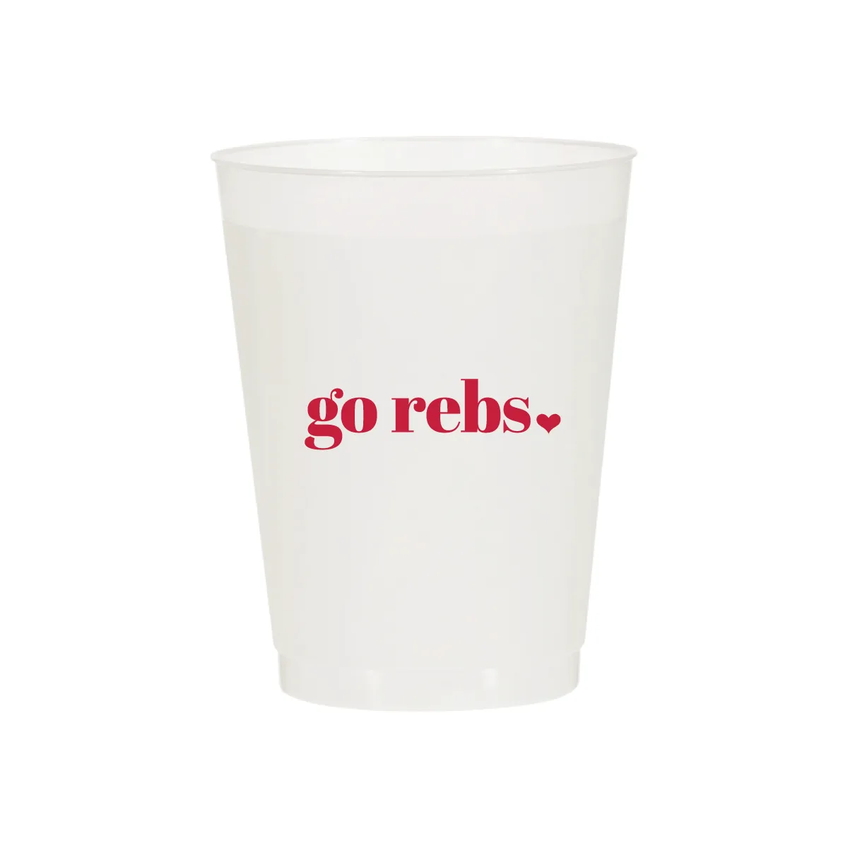 Go Rebs Heart Cups