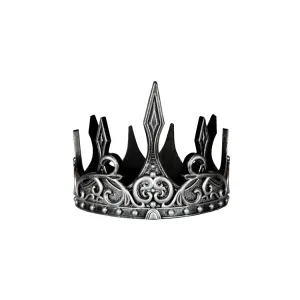 Great Pretenders Medieval Crown - Silver/Black