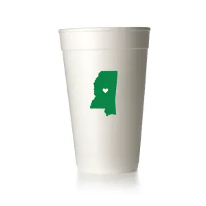 Green Mississippi Cups
