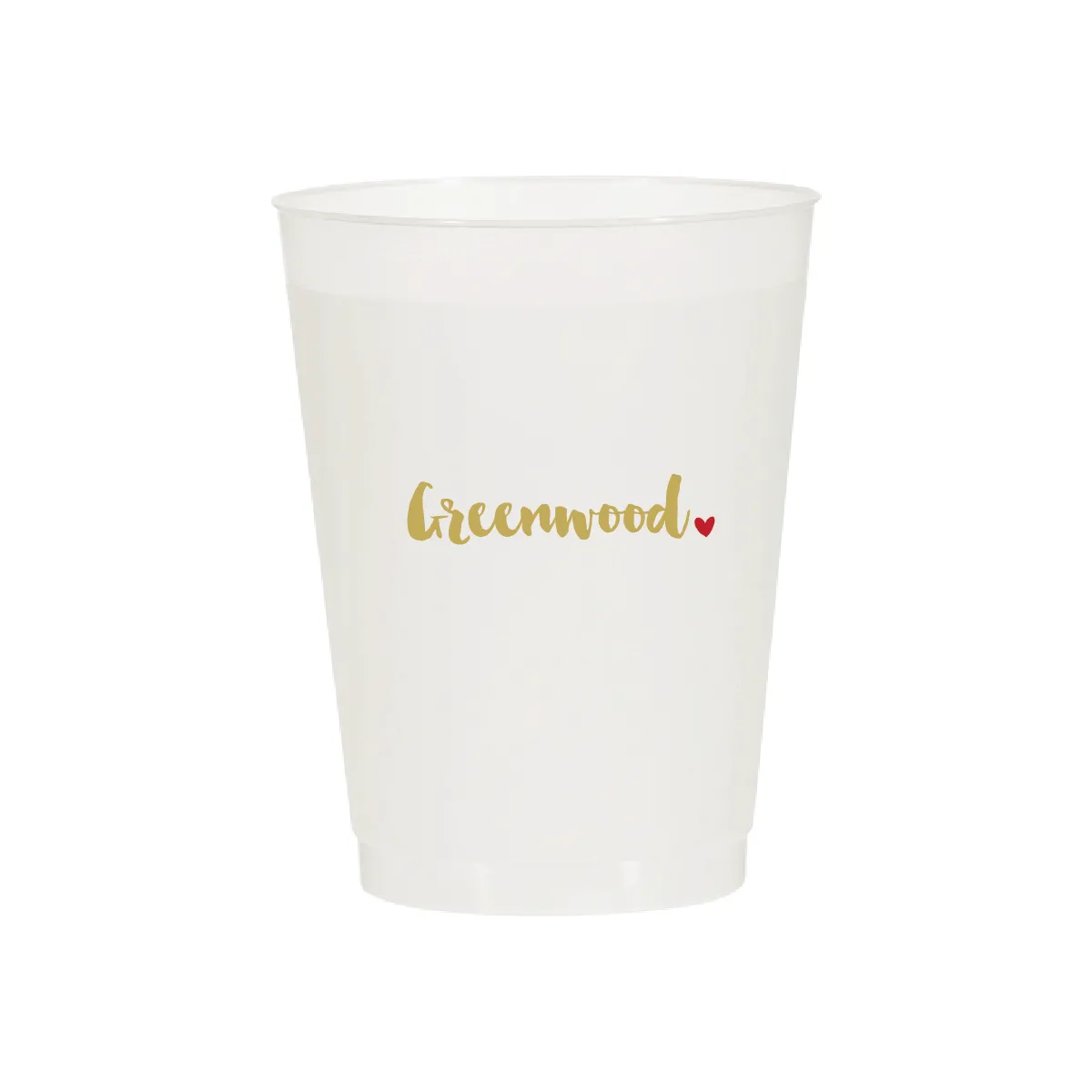 Greenwood Script Cups