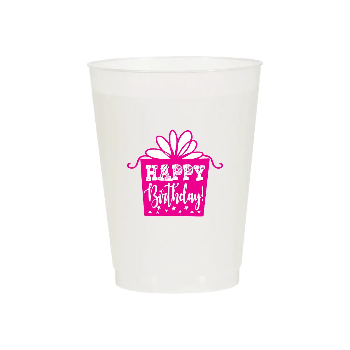 Happy Birthday Present Cups
