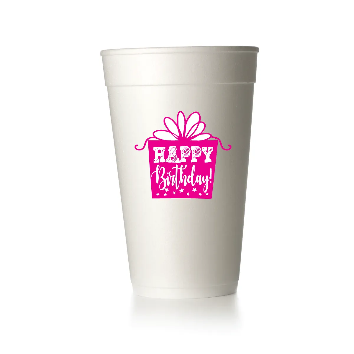 Happy Birthday Present Cups