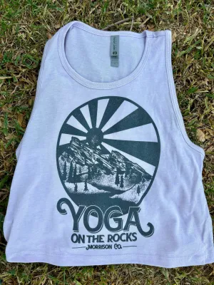 Heathered Sketch Yoga on the Rocks Tank Top
