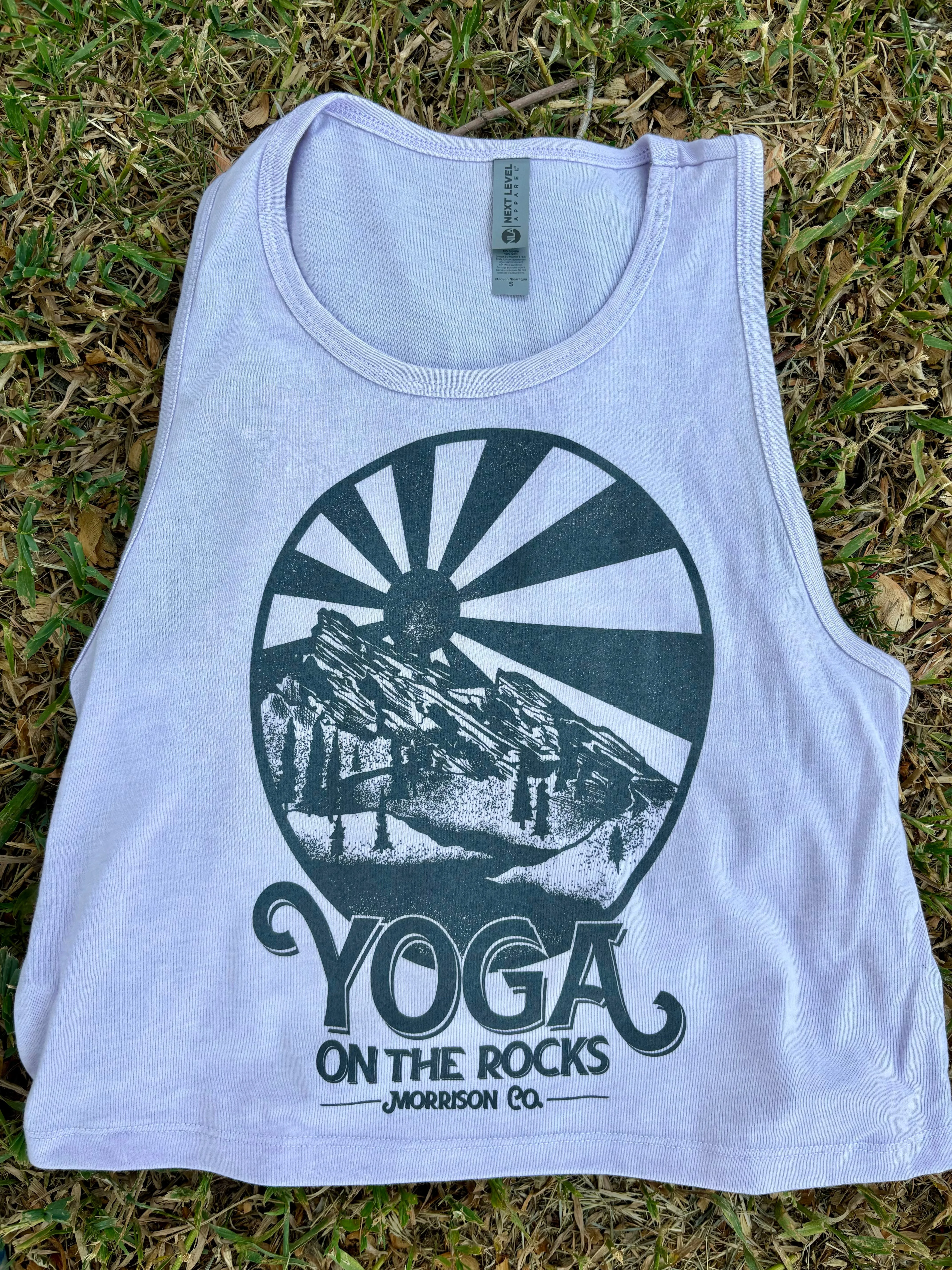 Heathered Sketch Yoga on the Rocks Tank Top