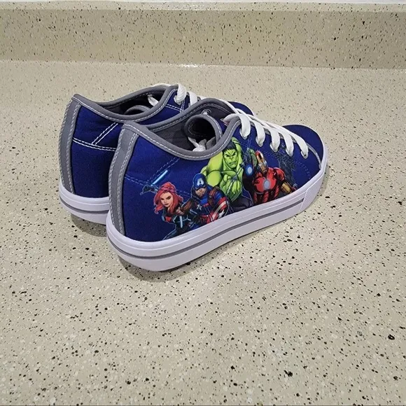 Heelys Blue Marvel Avengers Wheeled Skate Shoes
