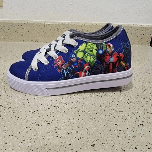 Heelys Blue Marvel Avengers Wheeled Skate Shoes