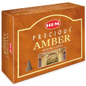 HEM - Precious Amber Incense Cones