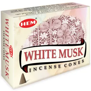 HEM - White Musk Incense Cones