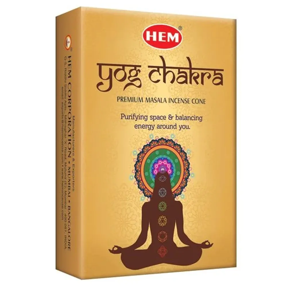 HEM - Yog Chakra Incense Cones