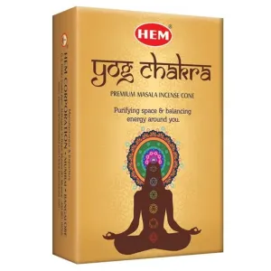 HEM - Yog Chakra Incense Cones