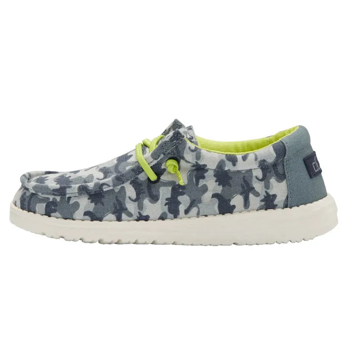Hey Dude Wally Youth Blue Camodino