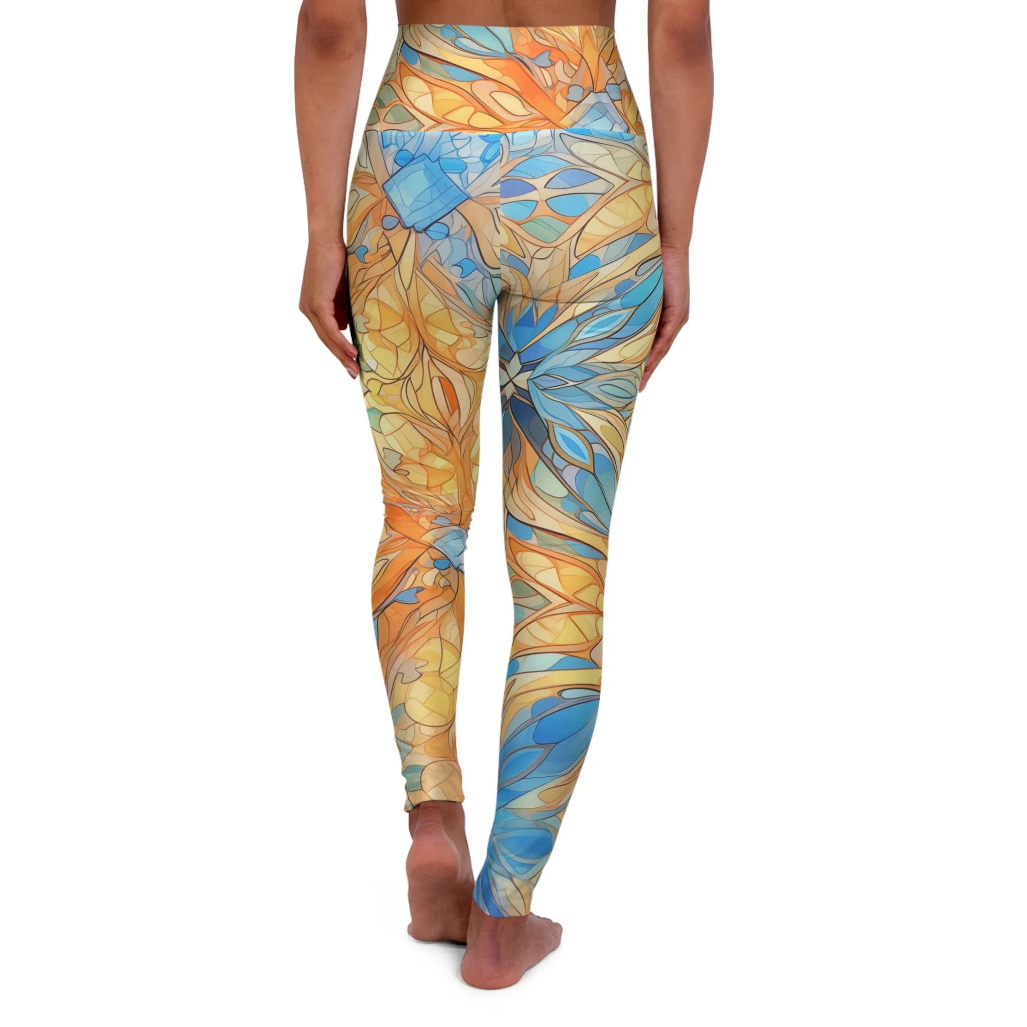 High Waisted Leggings - Crispin Tadasana Tie-Dye