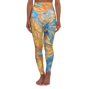 High Waisted Leggings - Crispin Tadasana Tie-Dye