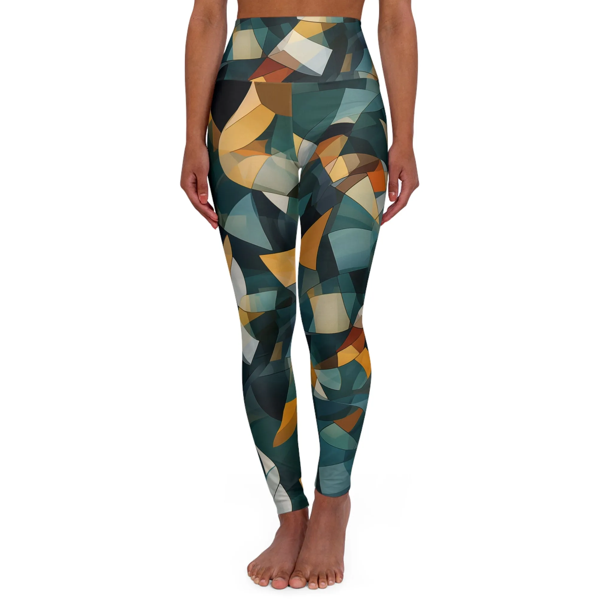 High Waisted Leggings - Madalena Madrid Madras