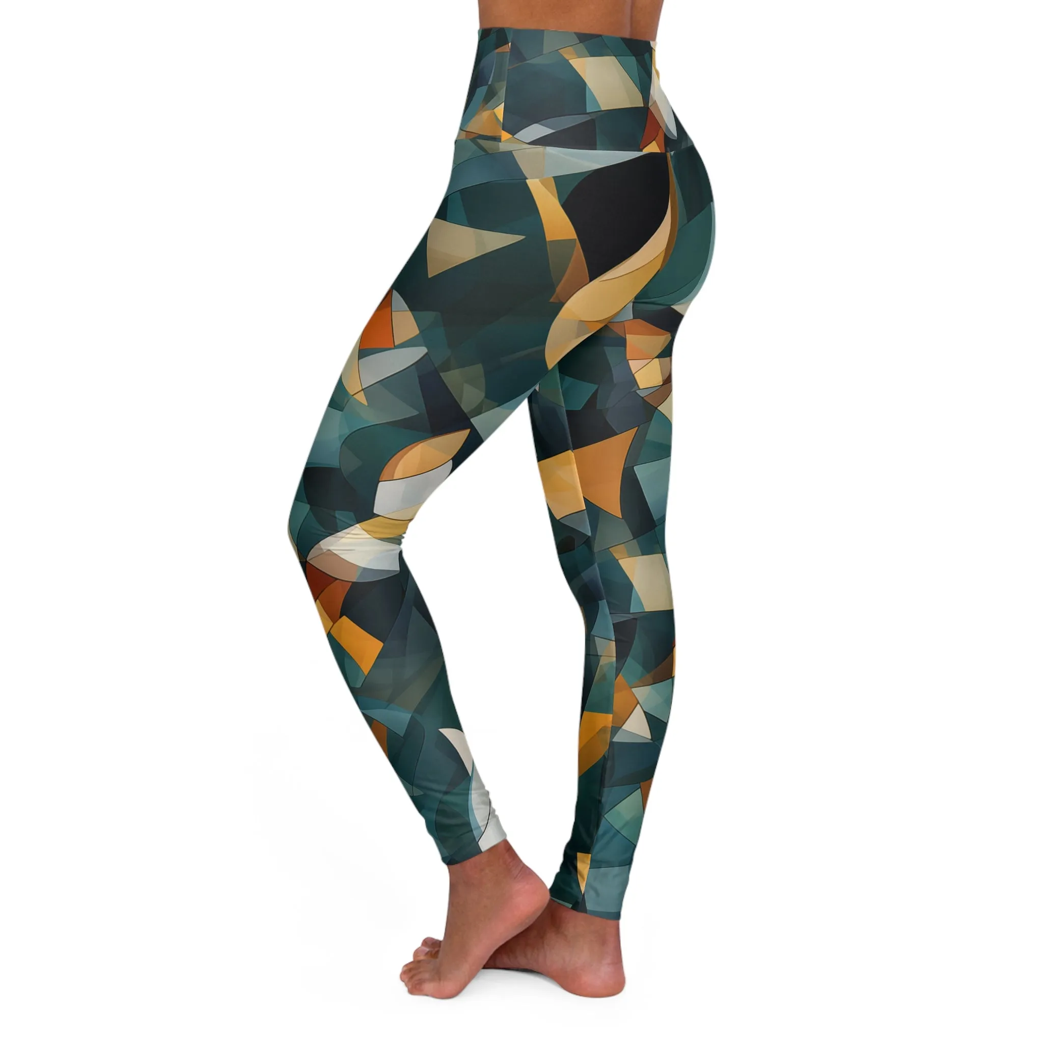 High Waisted Leggings - Madalena Madrid Madras