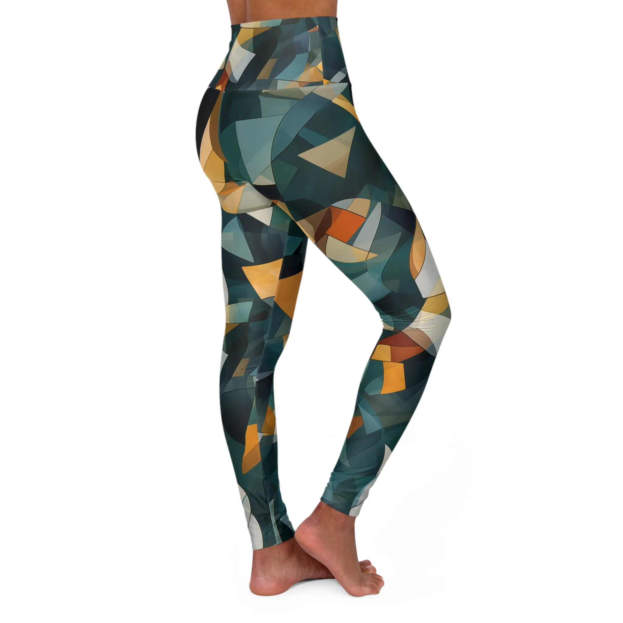 High Waisted Leggings - Madalena Madrid Madras