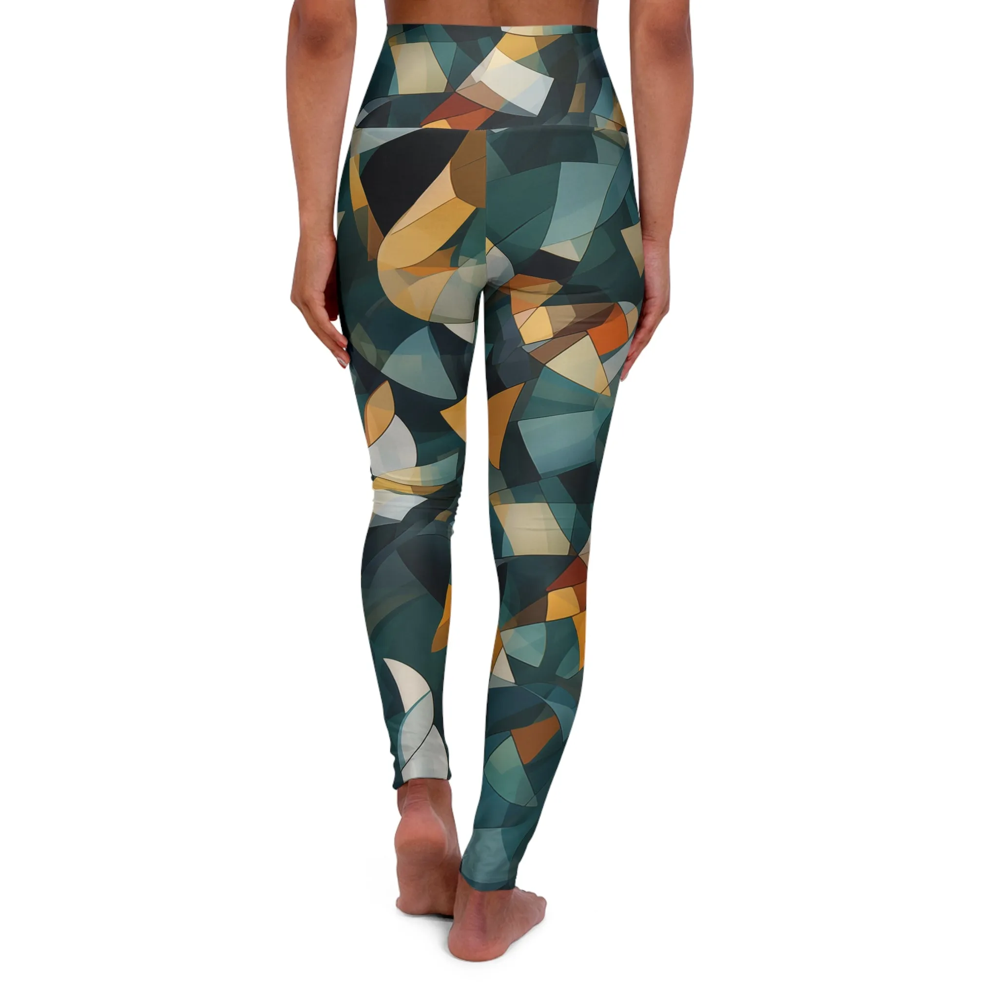 High Waisted Leggings - Madalena Madrid Madras
