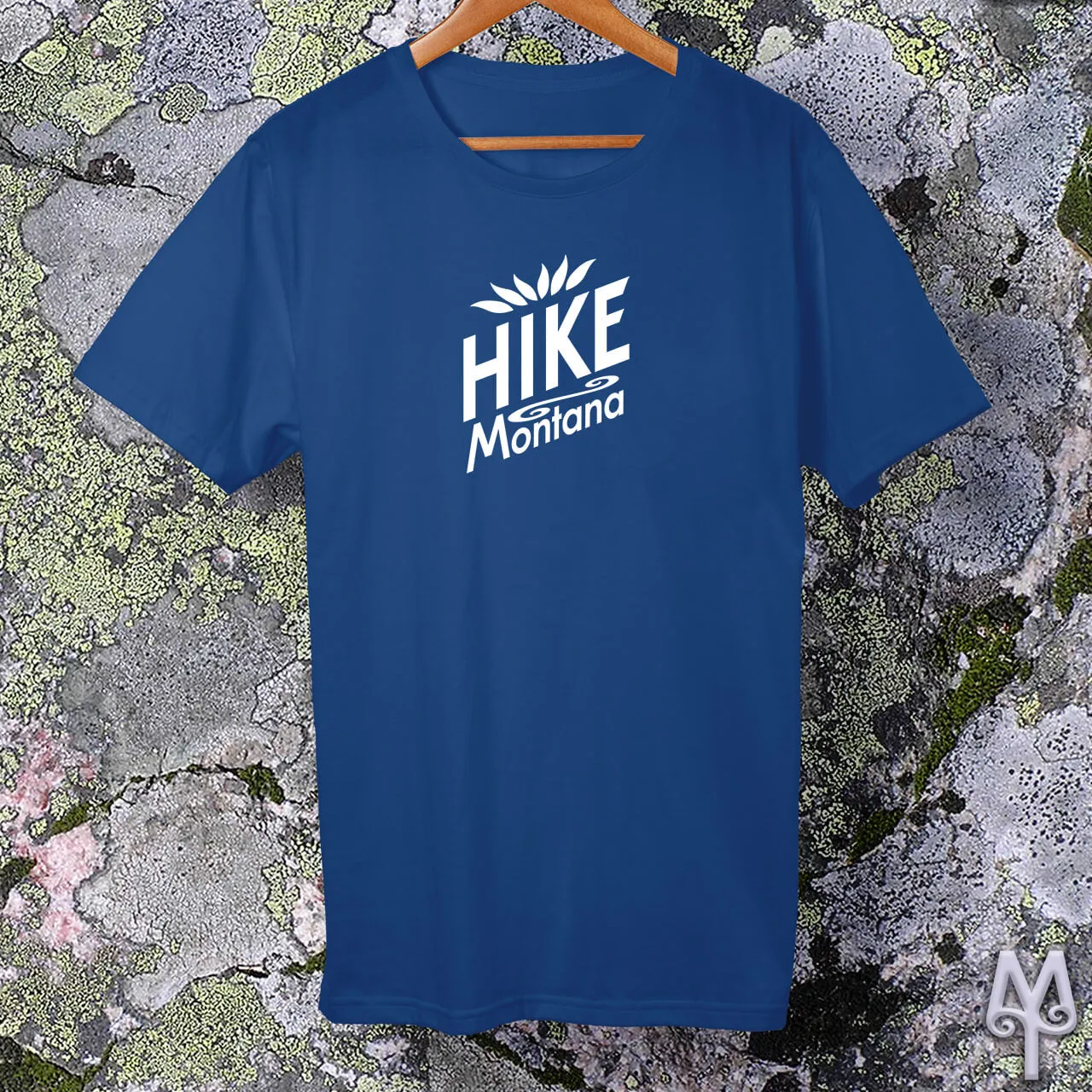 Hike Montana, white logo t-shirt