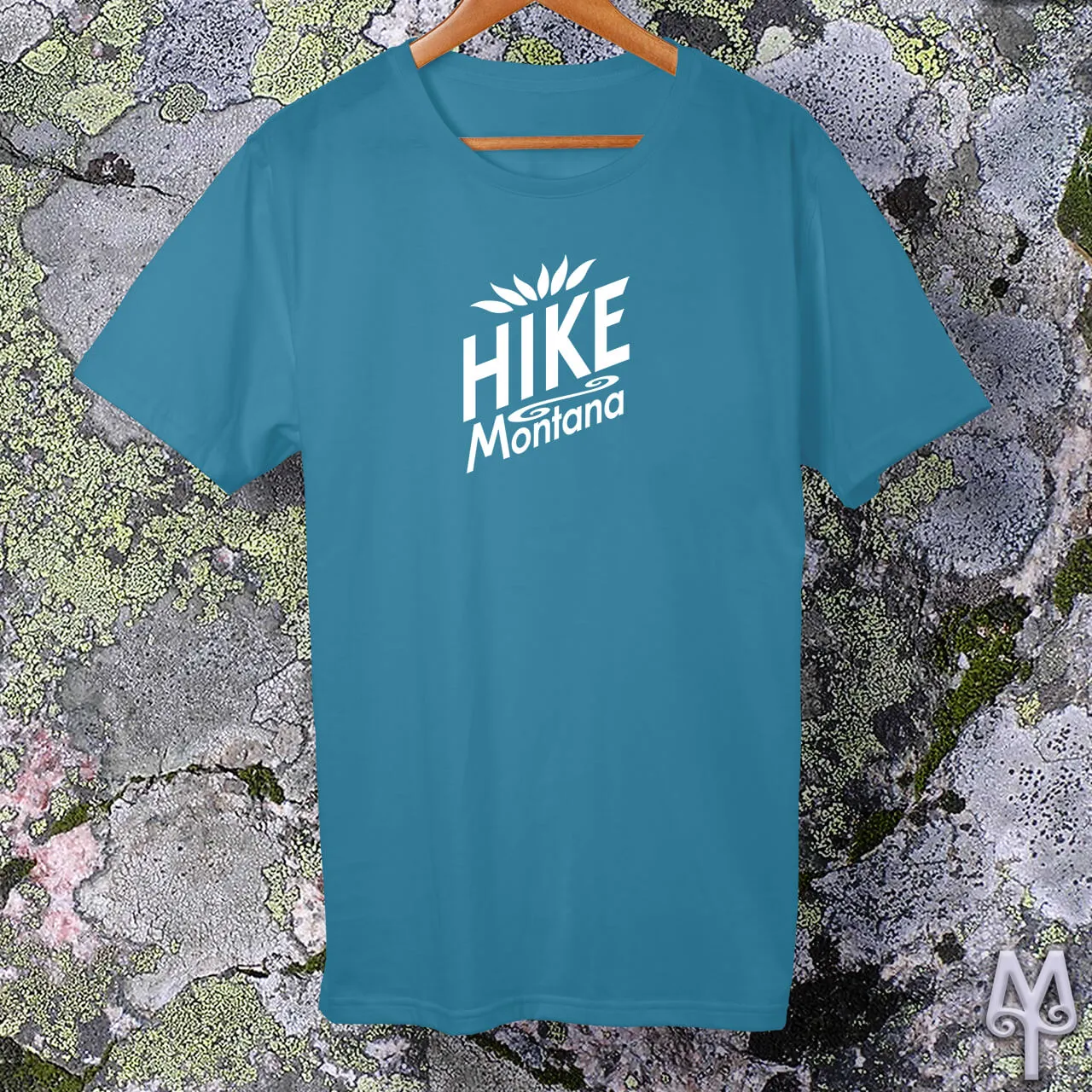 Hike Montana, white logo t-shirt